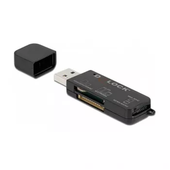 Card Reader DeLOCK SuperSpeed USB for SD Micro SD MS