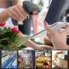Wireless barcode scanner QOLTEC 50856 — 1D & 2D cordless handheld, USB interface, ABS housing, 170×62×100 mm, 203 g