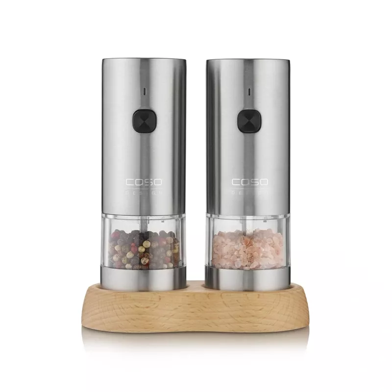 Caso Salt and Pepper Grinder | SpiceDuo | Electric | Housing material Stainless steel | Lithium