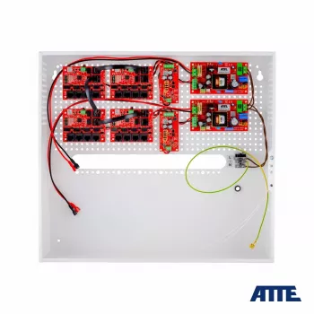 Buffer Power Set for 17 IP Cameras switch PoE 17P+1UP ATTE IPUPS-17-11-H