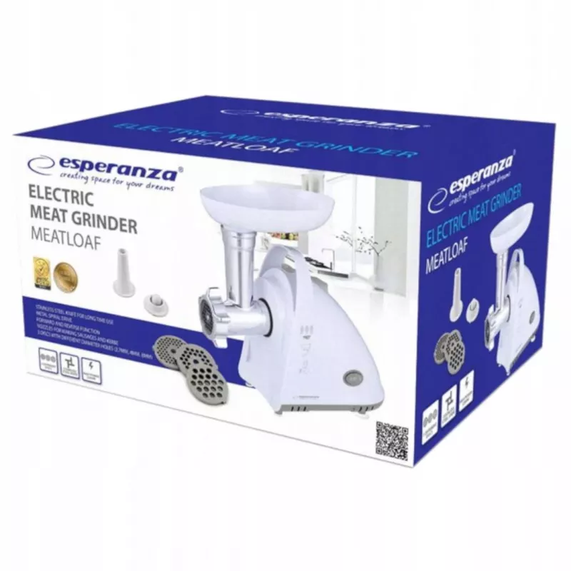 Electric Meat Grinder ESPERANZA EKM031 1500W — high-power home meat mincer