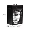 Battery AGM VRLA 6V 4,5Ah IP54