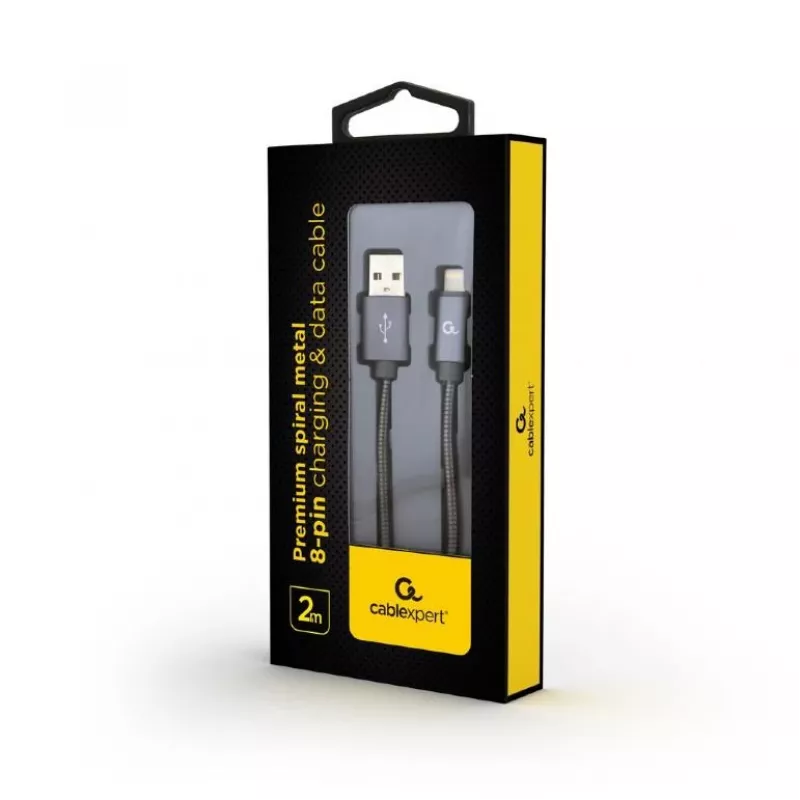 Lightning Cable Cablexpert CC-USB2S-AMLM-2M-BG