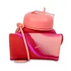 COOLPACK Silicone water bottle Pump 600 ml Girls Pink