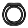 Cable lock Xiaomi BHR6751GL for kick scooter, 1.2 m length, 1.2 cm diameter, code lock, black