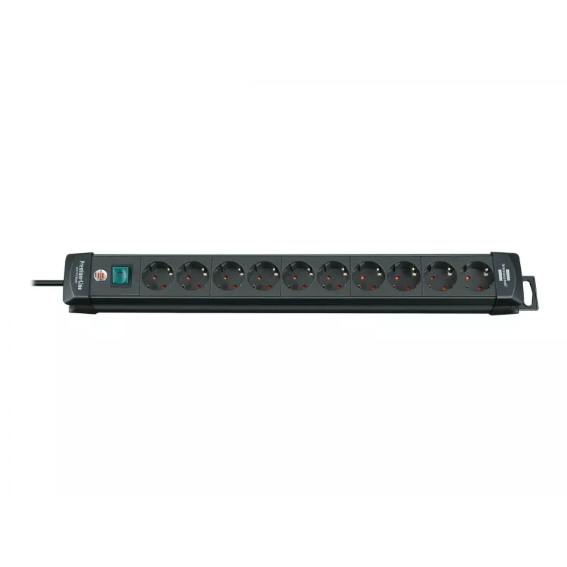 Brennenstuhl 1951100100 power extension 3 m 10 AC outlet(s) Indoor Black