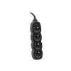 Tracer PowerCord Extension Lead, 4 Sockets, 3m, Black