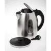 Electric kettle Adler AD1223 — 1.7 L, 2000 W, stainless steel with black accents