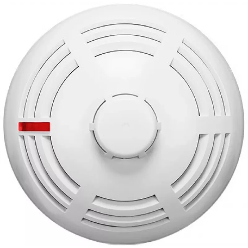 Smoke detector SATEL ASD-200 wireless surface-mounted, 3V battery, Ø108 mm, 61 mm height