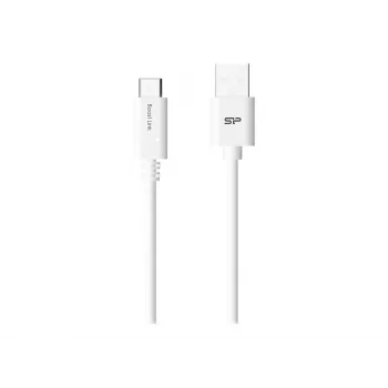 USB Cable Silicon Power Boost Link PVC LK10AC 1m USB A USB C White