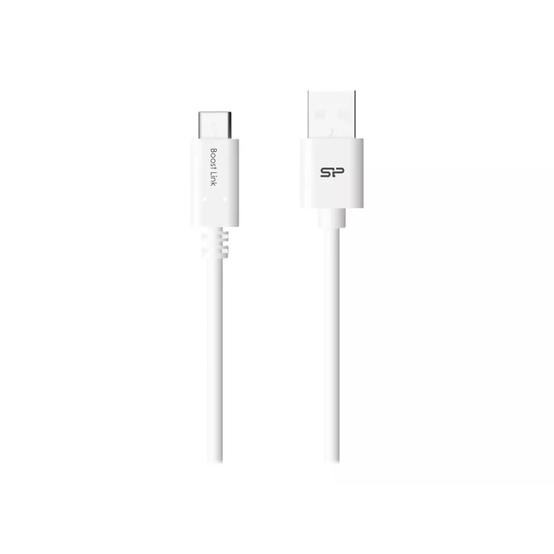 USB Cable Silicon Power Boost Link PVC LK10AC 1m USB A USB C White