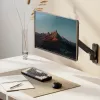 Maclean MC-458 wall monitor mount, gas spring, height adjustable, 17-27 inch, up to 7 kg, VESA 75x75/100x100, black