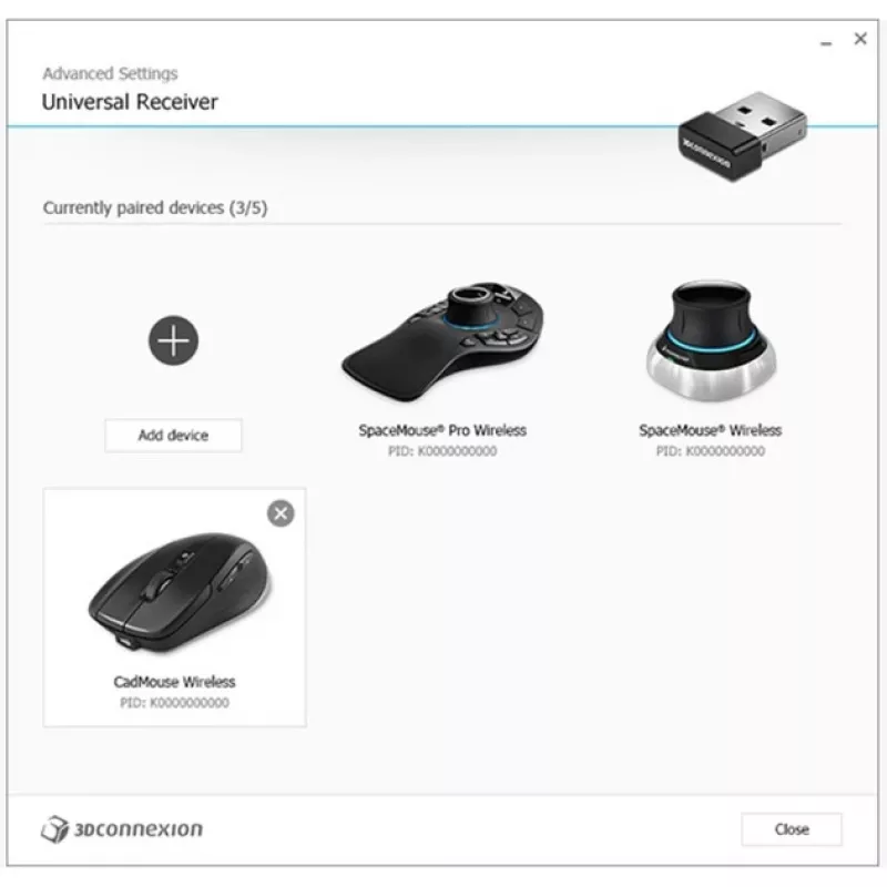 3DCONNEXION Universal Receiver