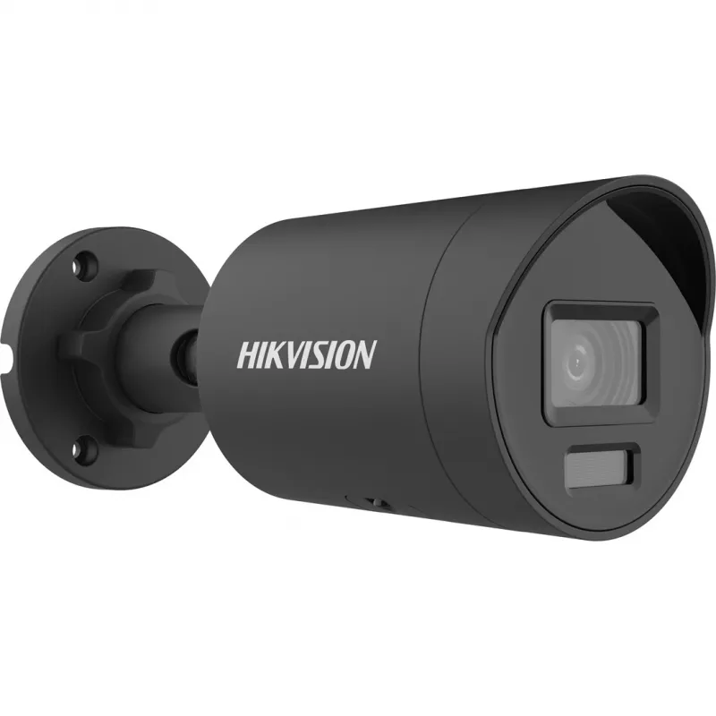 IP security camera Hikvision Pro Series 6 MP Darkfighter fixed mini bullet, 6 MP, 1/2.4 inch CMOS, 114.8°×60° FOV, 30 fps, wired, indoor/outdoor, ceiling/wall, black