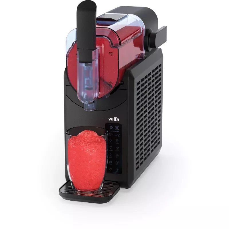 Portable ice cube maker Wilfa FDM1B‑TC2000, 220 W, compact countertop, 175×430×445 mm