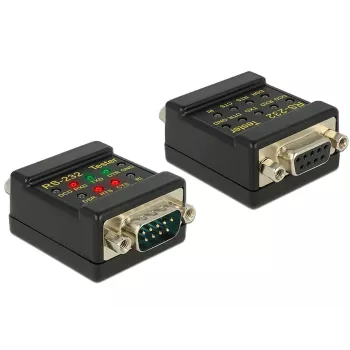 Connector DeLOCK 2xDB9 87713 Black