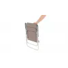 Camping chair Outwell Blackpool Toffee Tint — 2-leg, 120 kg capacity, 3.3 kg, 56 cm wide, brown