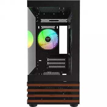 PC Micro Tower Thermaltake View 170 WS ARGB — Micro chassis, Black, supports PS2 PSU, 2x 120 mm side + 1x 120 mm rear fans, 2.5/3.5 inch HDD