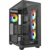 ELITE SHARK CA500 , Tower-Enclosure black, Tempered Glass x 2