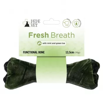 Functional dog treat PAKA ZWIERZAKA Pepe Vet Bone Fresh Breath, chewable beef, 70 g, grain-free, adult dogs