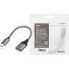LogiLink USB 3.2 Gen1 Type-C adapter C/M to USB-A/F OTG aluminum 0.15 m