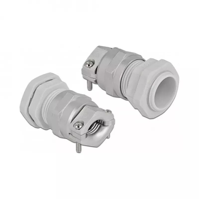 Cable Gland DeLOCK 60358 Grey Metal Plastic