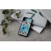 Protective phone case iKins for iPhone XR — Black Poppin Rock design