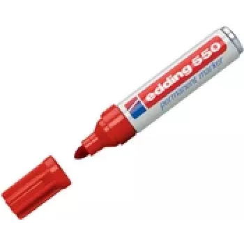 Permanent Marker Edding 550 Red 10 pc(s)