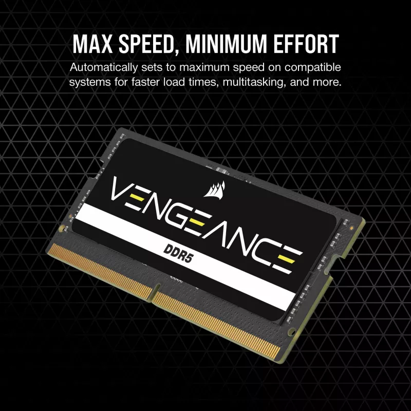 SO-DIMM 64 GB DDR5-5600 (2x 32 GB) Dual-Kit, Memory black, CMSX64GX5M2A5600C48, Vengeance