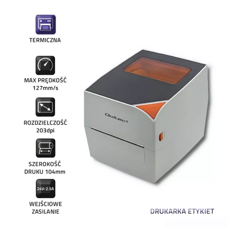 Label printer Qoltec 50245