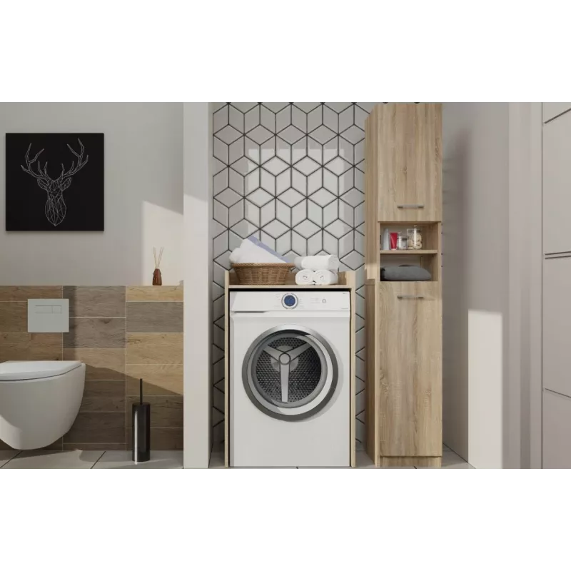 top e shop POLA NP Laundry Room Cabinet for Washing Machine - Sonoma Oak