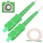 Patchcord Extralink SC/APC–SC/APC Singlemode G.657.A2 3 mm Simplex LSOH 10 m, white