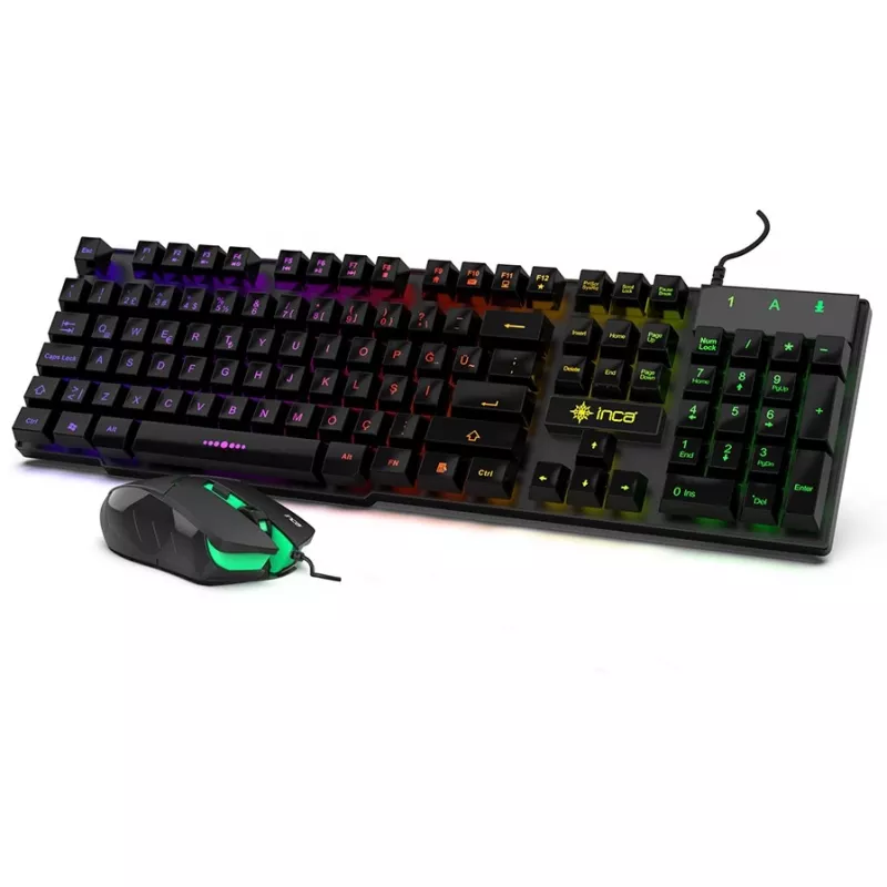 Cian Technology GmbH Cian INCA RAINBOW EFFECT MECHANICAL FEEL GAMING KEYBOARD & MOUSE SET