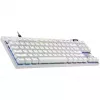 Logitech G PRO X TKL RAPID Gaming-Tastatur, QWERTZ-Layout, weiß (920-013240)