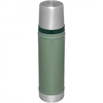 Thermos STANLEY The Legendary Classic Bottle 0.6L green – insulated vacuum bottle, 600 ml