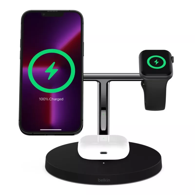 Headphones Belkin WIZ017vfBK Wireless Fast Charging Indoor Black