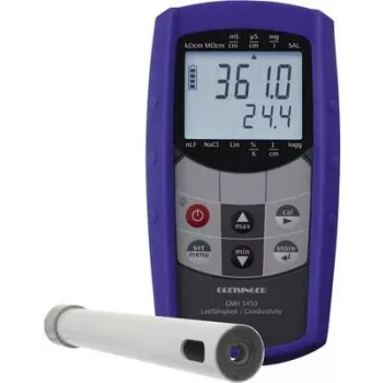 Greisinger GMH 5450-425 Set Combination-Measuring Instrument Conductivity, Salinity, Dissolved Solids (TDS), temperature (603921)