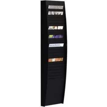 Paperflow Sortiertafel 25-pocket black wall organiser A4V1X25.01 for A4 documents