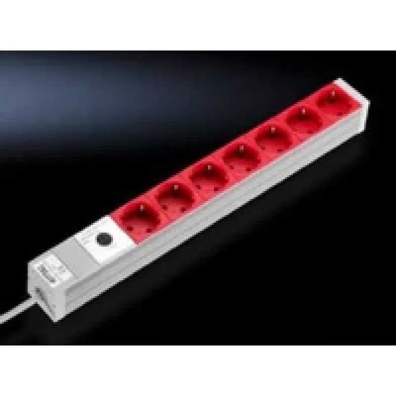 Rittal - Extension Cord (Rack - rack-mountable) - 7 Output Plugs (7240.260)