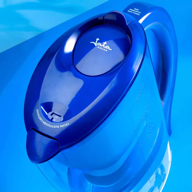 Pitcher water filter JATA HJAR1001 2.5L Blue Transparent