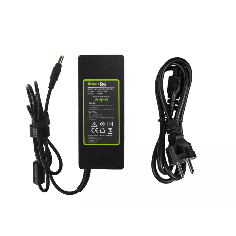 Green Cell AD14P power adapter/inverter Indoor 90 W Black