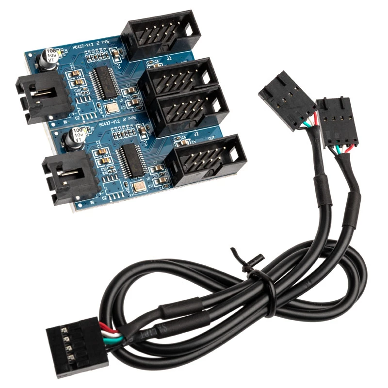 USB 2.0 Hub Akasa AK-CBUB64-30BK 1-to-4 Port USB 2.0