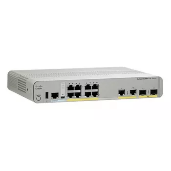 Cisco - Catalyst 2960CX-8TC-L - Switch - managed - 8 x 10/100/1000 + 2 x SFP + 2 x 10/100/1000 (Uplink) Desktop rack-mountable