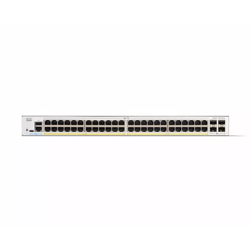 Managed Switch Cisco Catalyst 1200-48P-4X 48 Port GE PoE 4x10GE SFP+