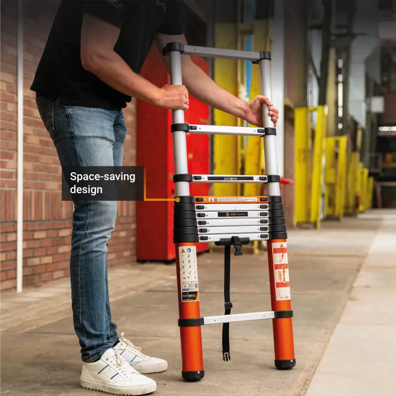 Telescopic ladder Batavia B.V. Giraffe AIR 2.93 m — compact extendable ladder