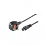Power Cable Goobay 96046 Black 1.8 m C5 Coupler