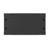 Wall-mounted rack cabinet LANBERG WF03-5304-10B 19 inch 4U black, glass door