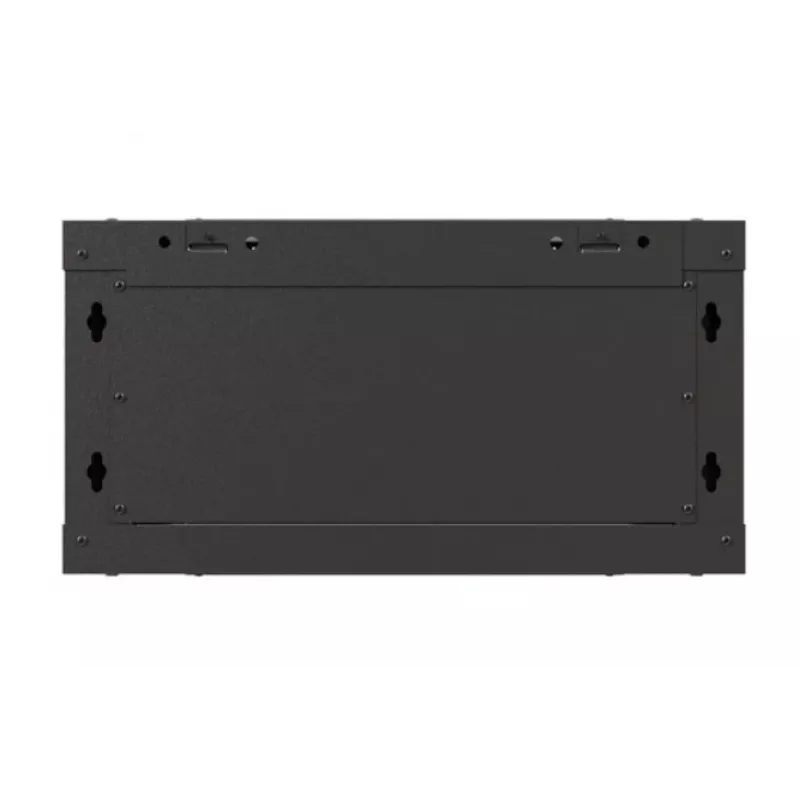 Wall-mounted rack cabinet LANBERG WF03-5304-10B 19 inch 4U black, glass door