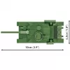 Building set Cobi T-34-85 tank model — 110 pieces, age 6+, green