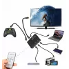 HDMI video switch MEDIA-TECH MT5207, 3x HDMI inputs, 1x HDMI output, black